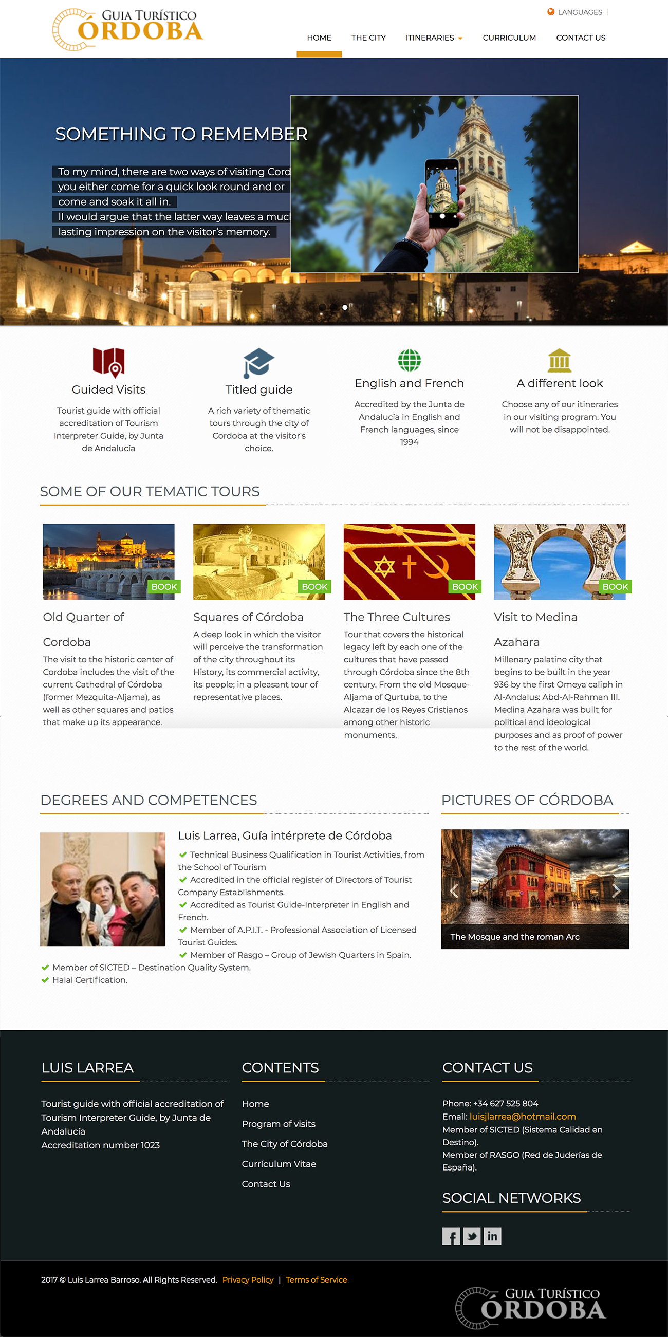 Bootstrap Template Tourist Guide