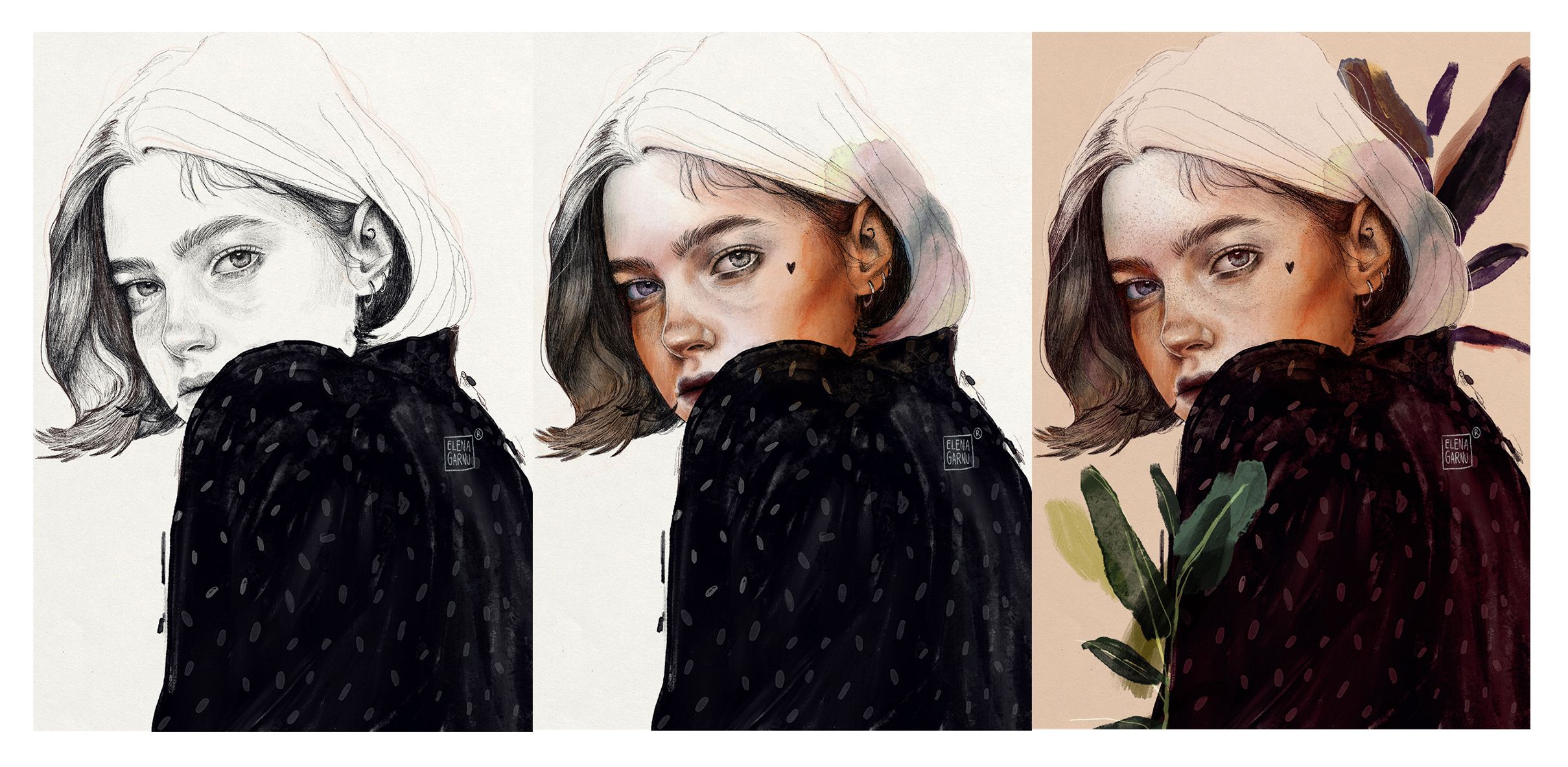Procreate vereinfacht: Porträts mit Elena Garnu by Elena Garnu