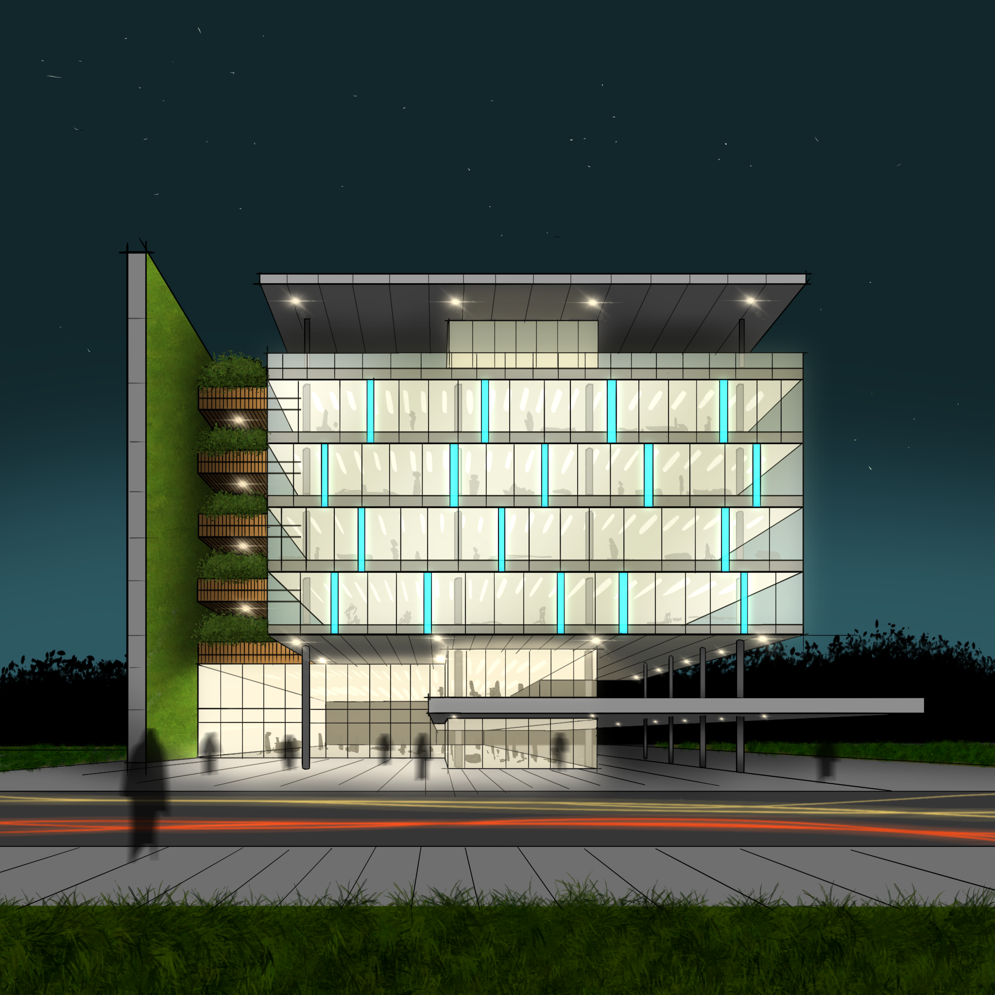3. Step-by-Step Architectural Sketching: Ehab Alhariri