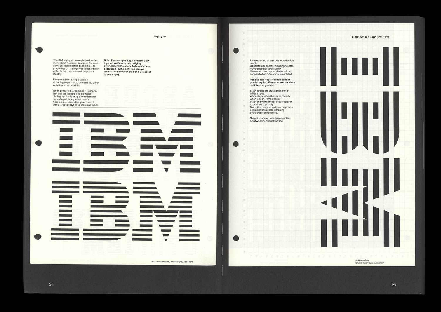 IBM, Paul Rand's Graphic Standards Manual reprint | Domestika