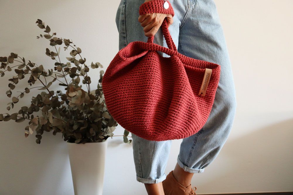 PDF gratis: patrón de bolso crochet de estilo japonés Domestika