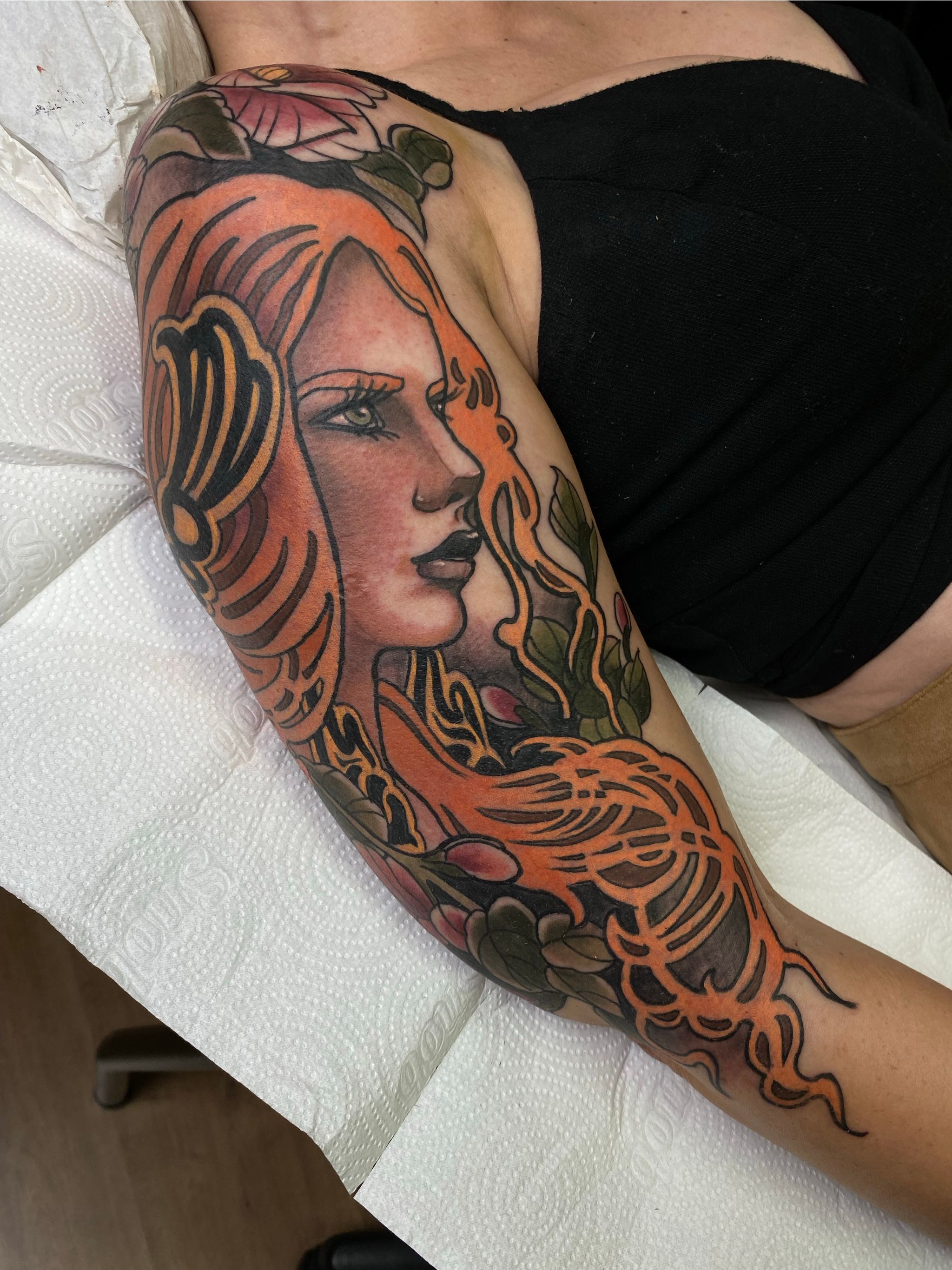 Step-by-Step Neotraditional Tattooing: Monique Peres by Monique Peres