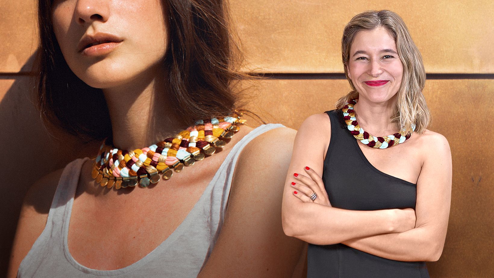 Textilschmuck Kreation