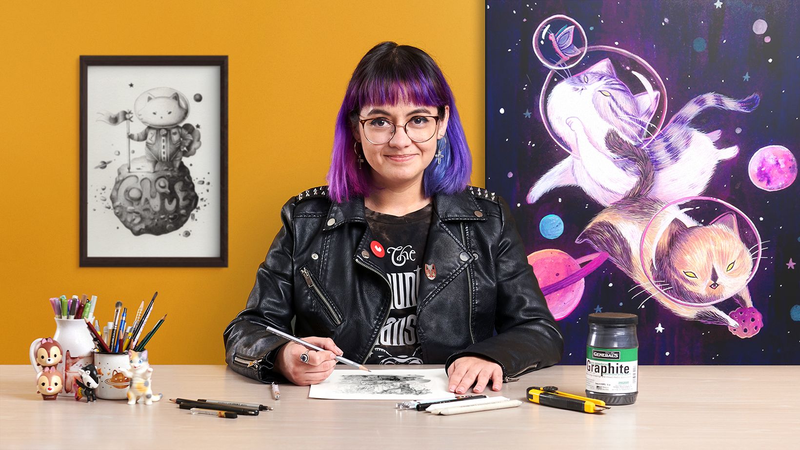 Narrativa visual con grafito para principiantes