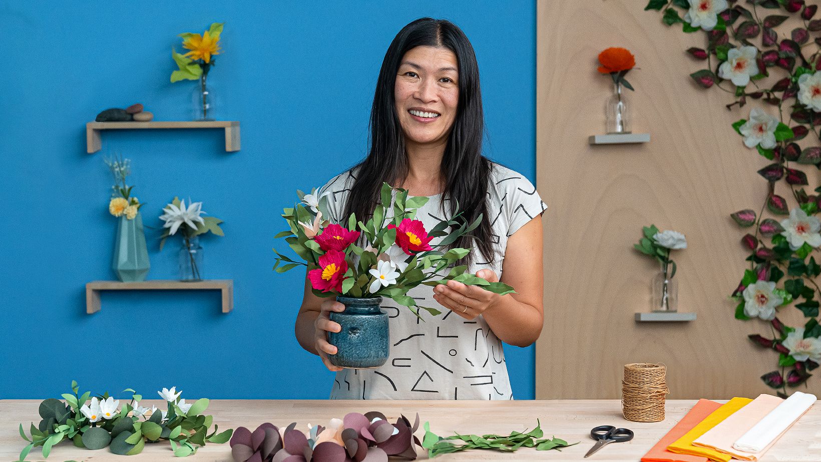 Técnicas para la creación de flores de papel