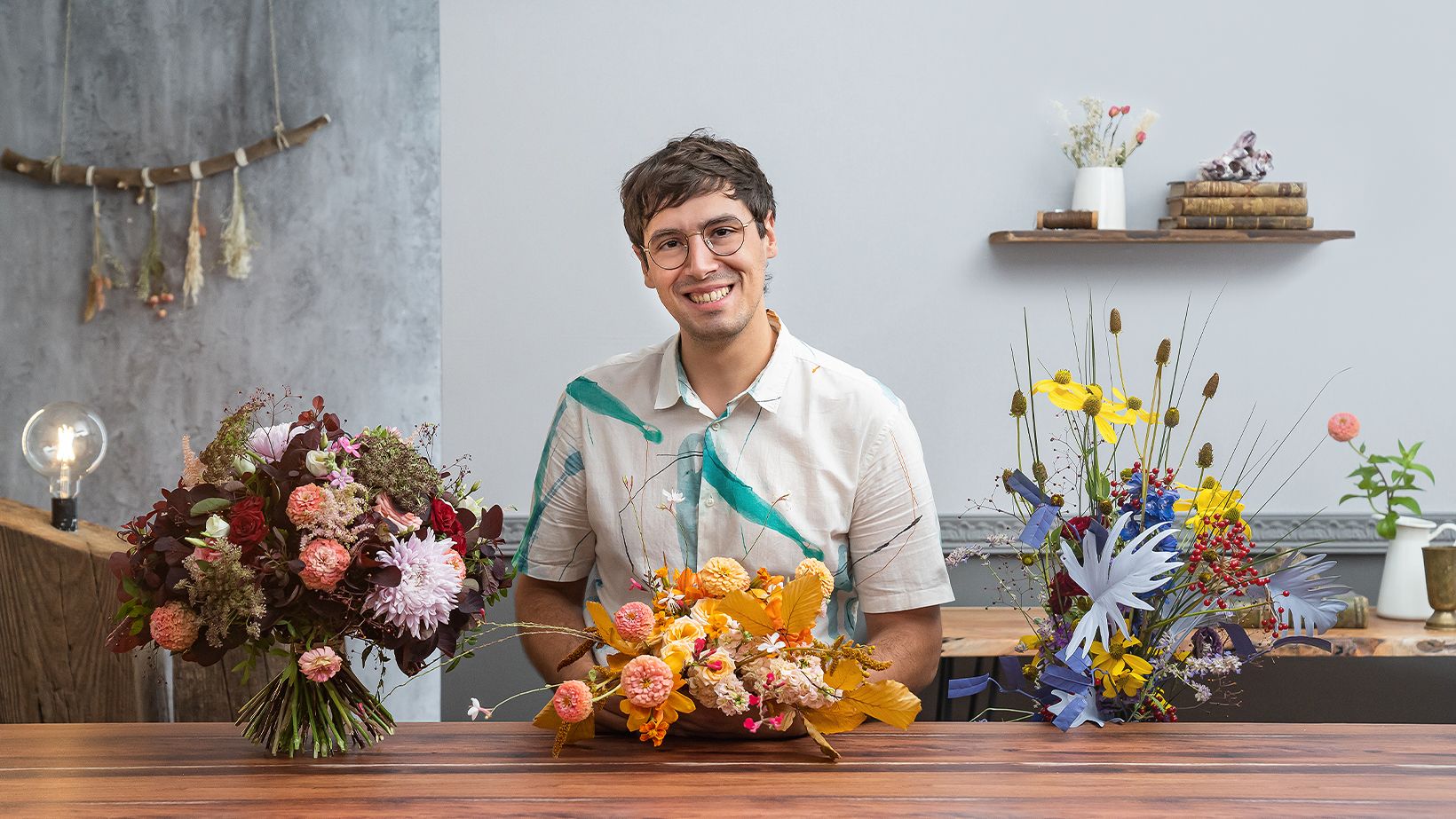 Creación de ramos de flores desde cero