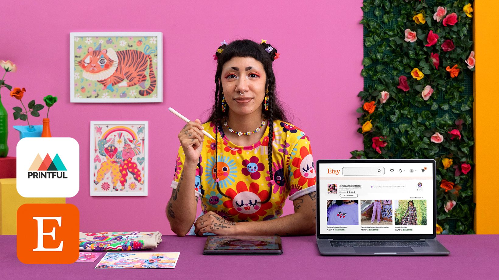 Etsy para creativos: lanza tu primera colección con Printful