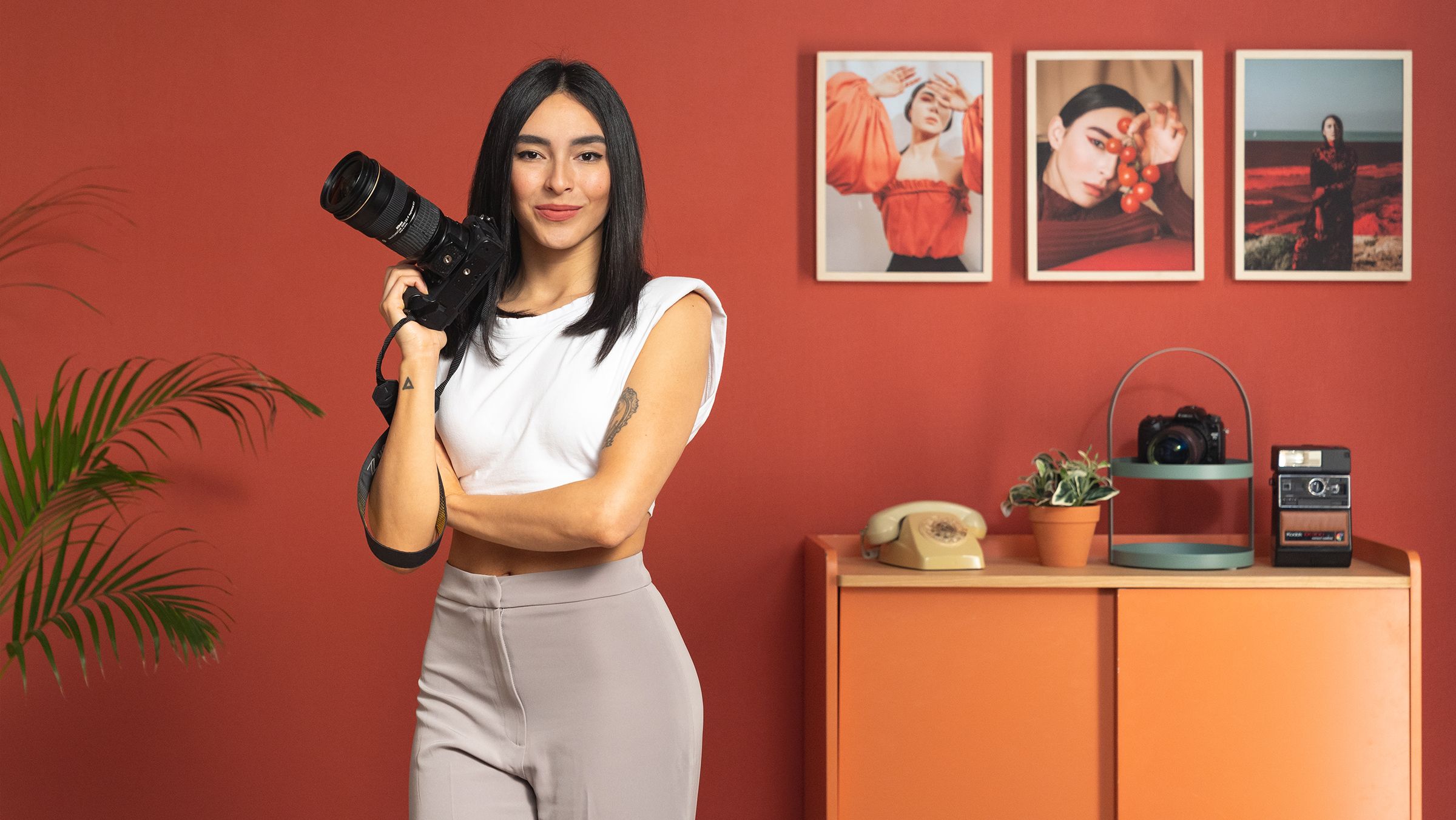 Fotografía editorial de moda con luz natural