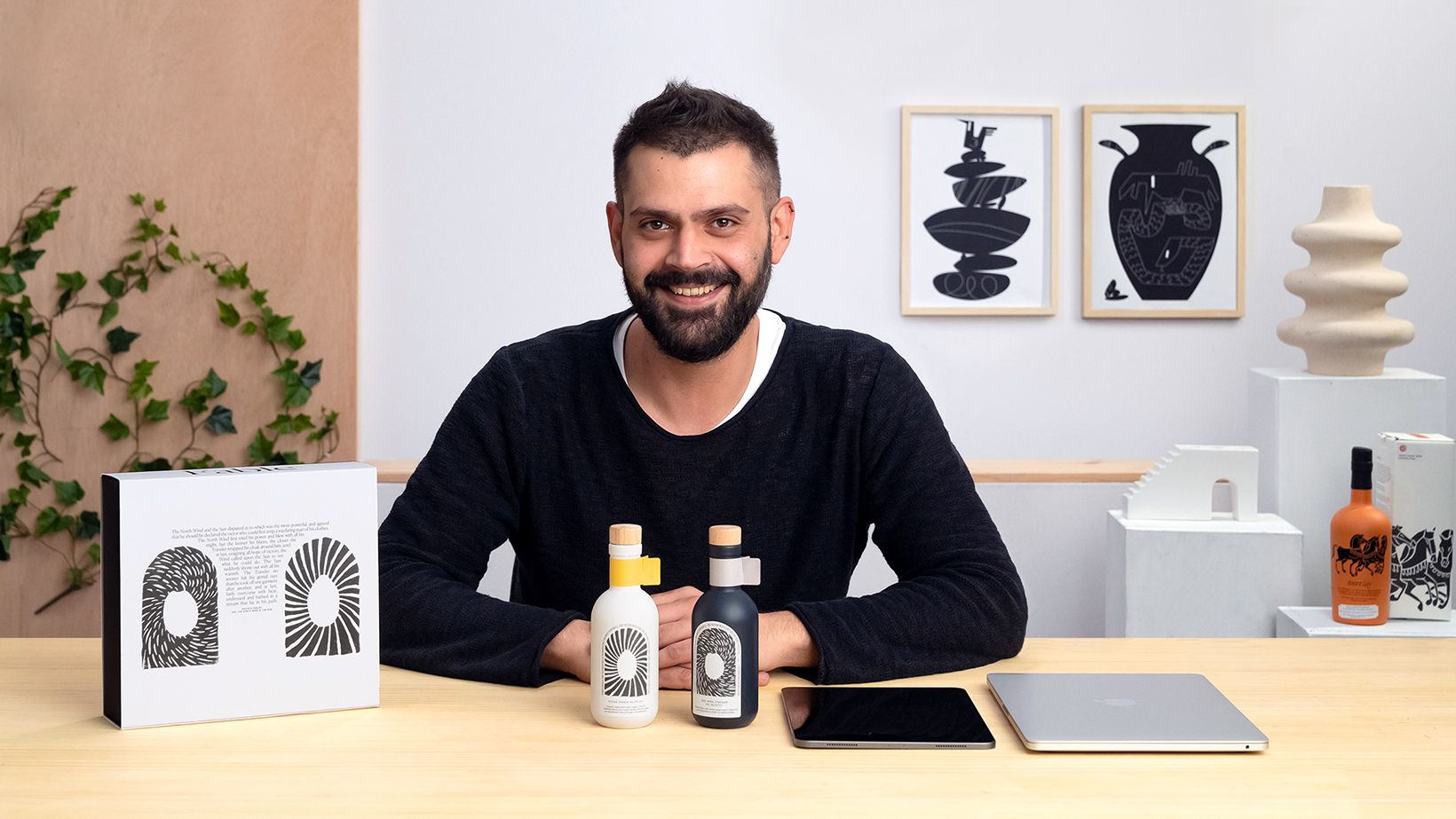 Identidad visual de marca basada en una historia
