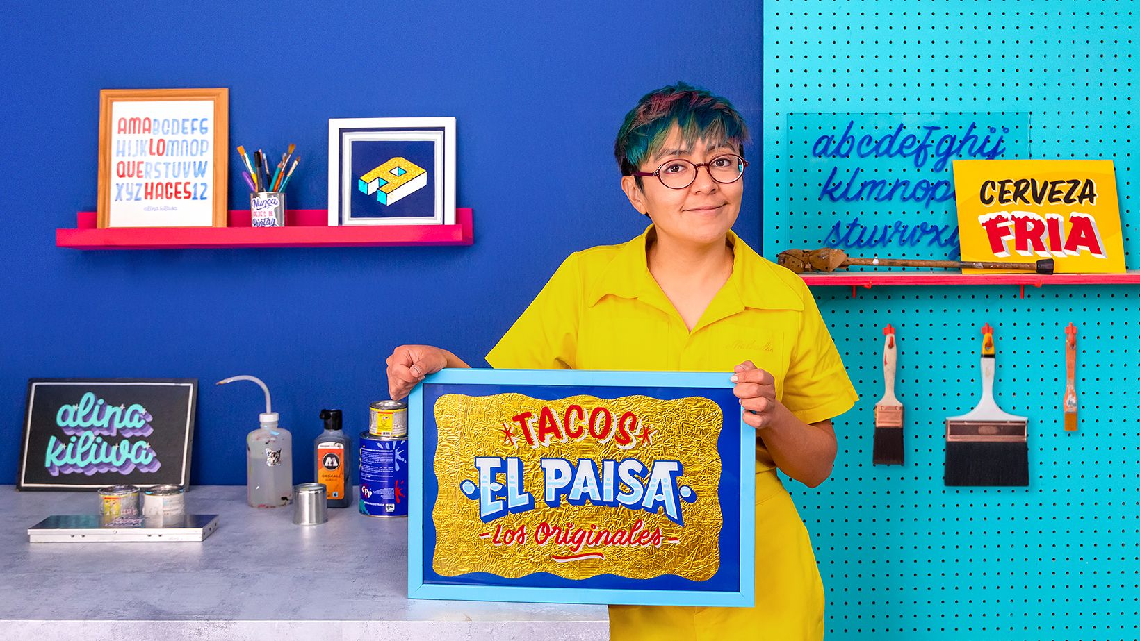 Hand-Painted Lettering for Traditional Glass Signs