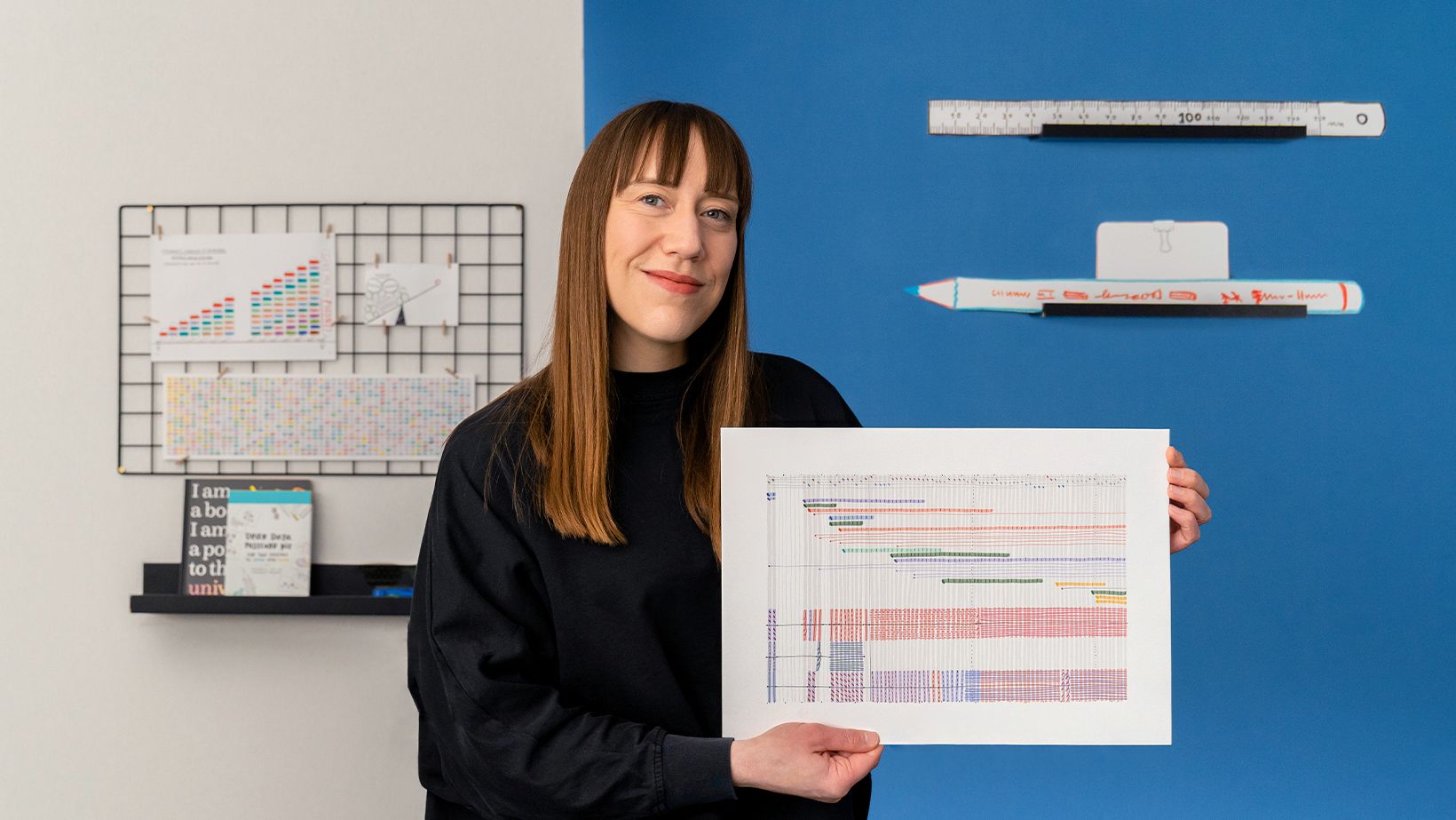 Visualización de datos analógica para storytelling