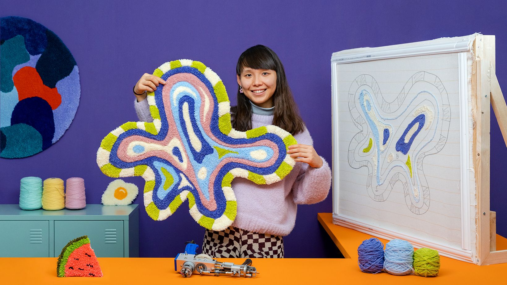 Tufting para principiantes: diseña arte textil a todo color