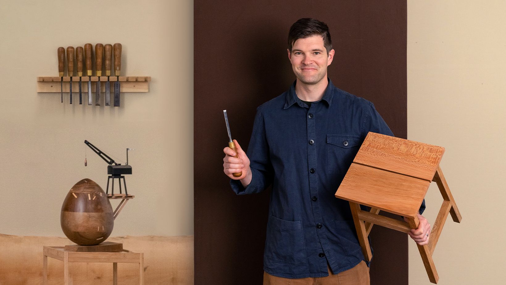 Muebles de madera con técnicas de carpintería tradicional