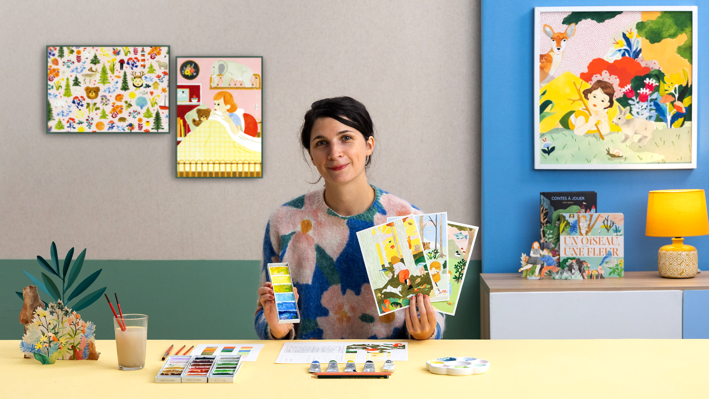 Expérimenter le Mixed Media pour Illustrations Jeunesse Narratives