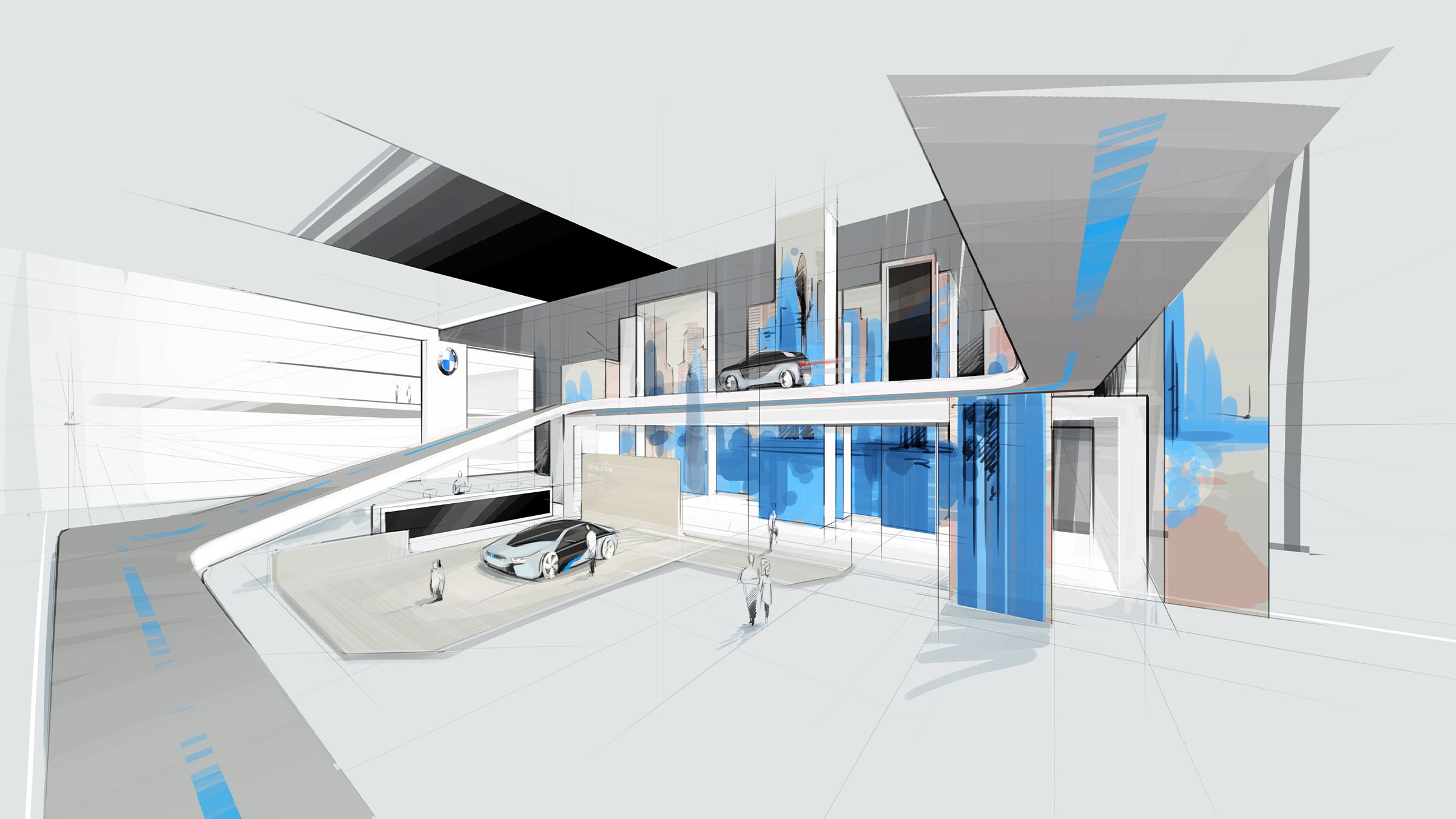 Geleid project: Architectonisch schetsen met digitale technieken