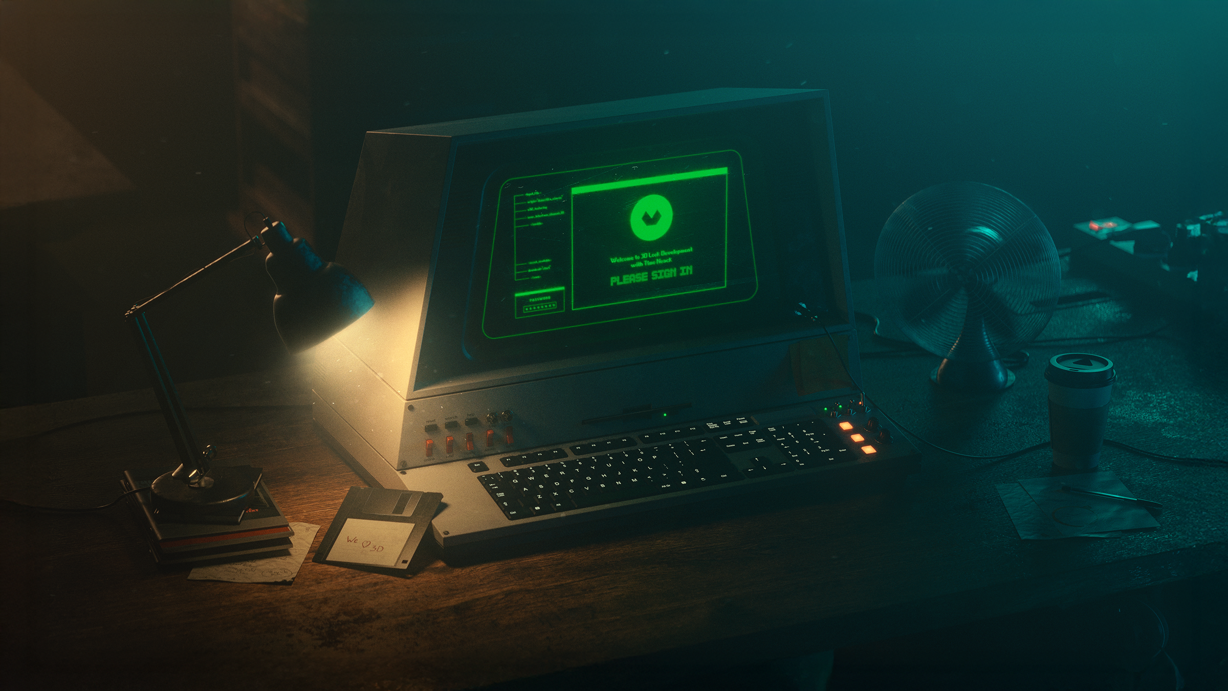 Guided Course: Build a 3D futuristic environment with CGI