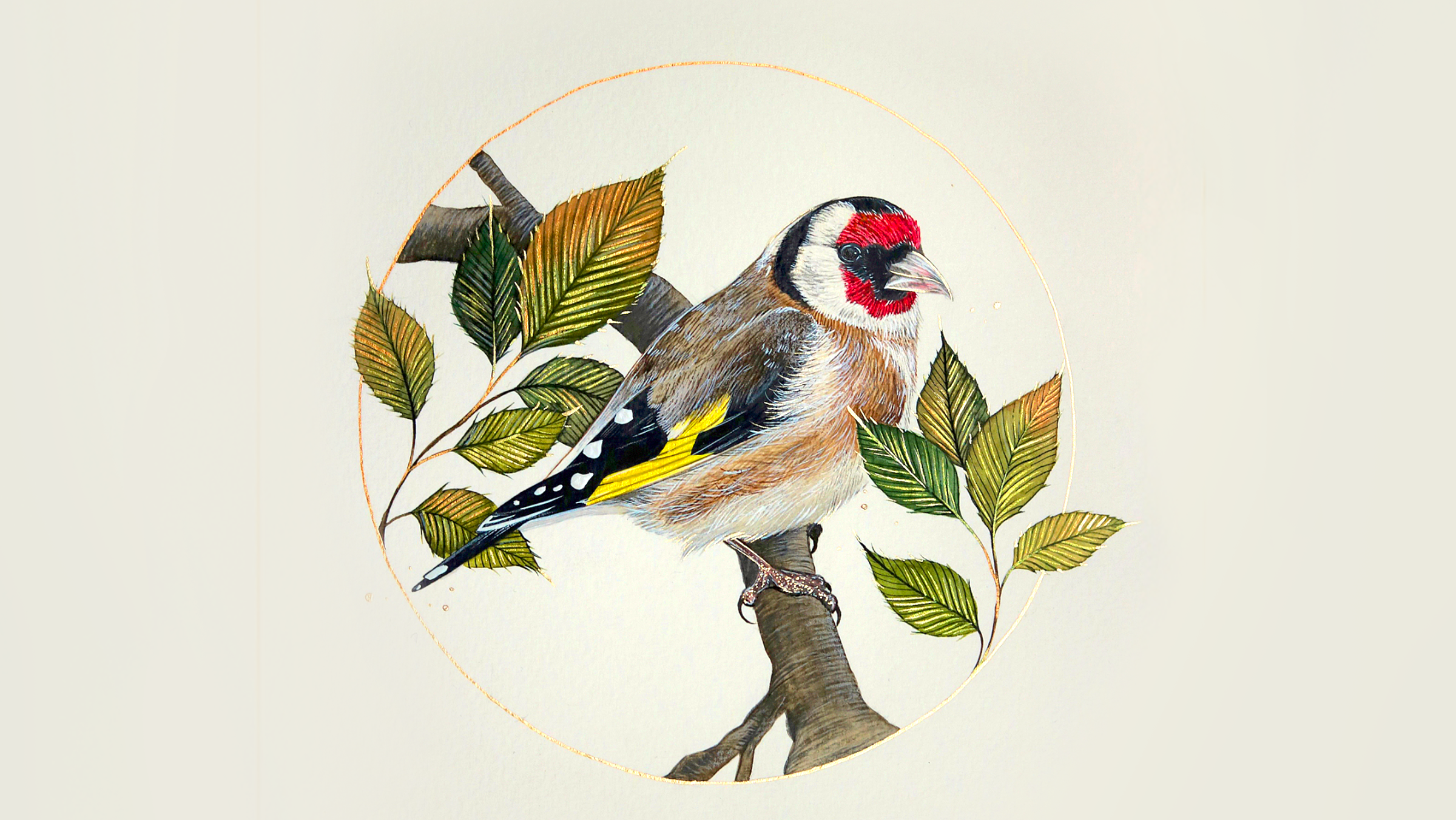 Begeleide cursus: aquarelschilderen met metaalaccenten en details