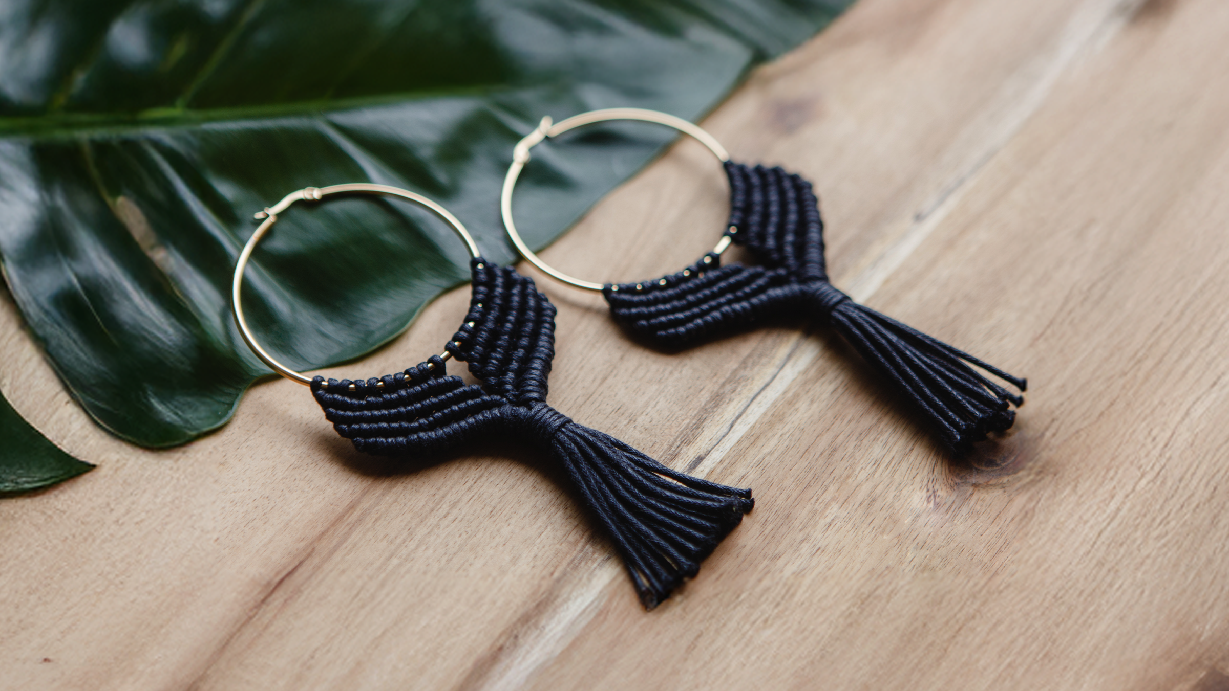 Guided Course: Create Earrings, Bracelet and Necklace with Macramé