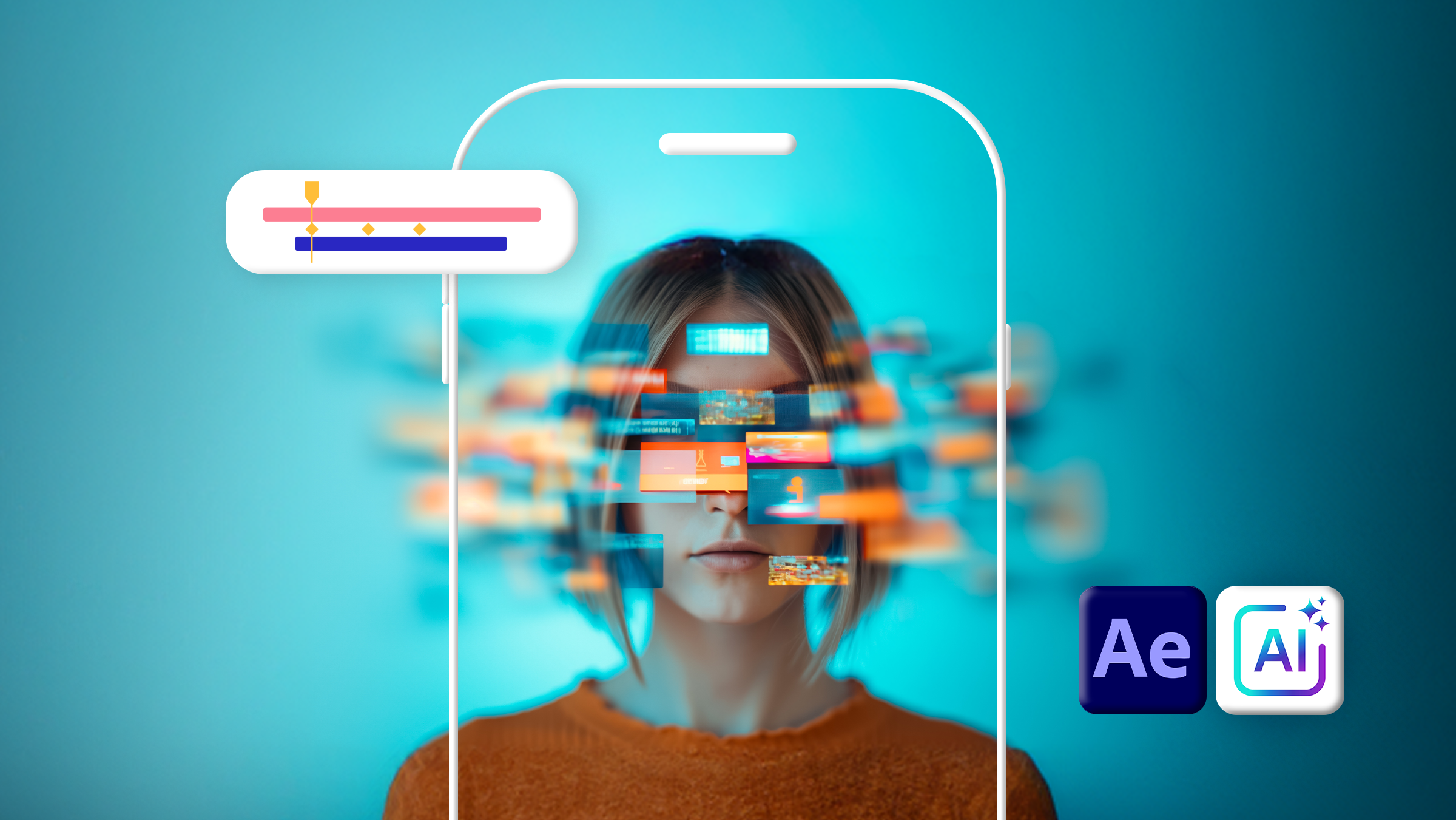Reel animati e annunci virali con intelligenza artificiale e After Effects 