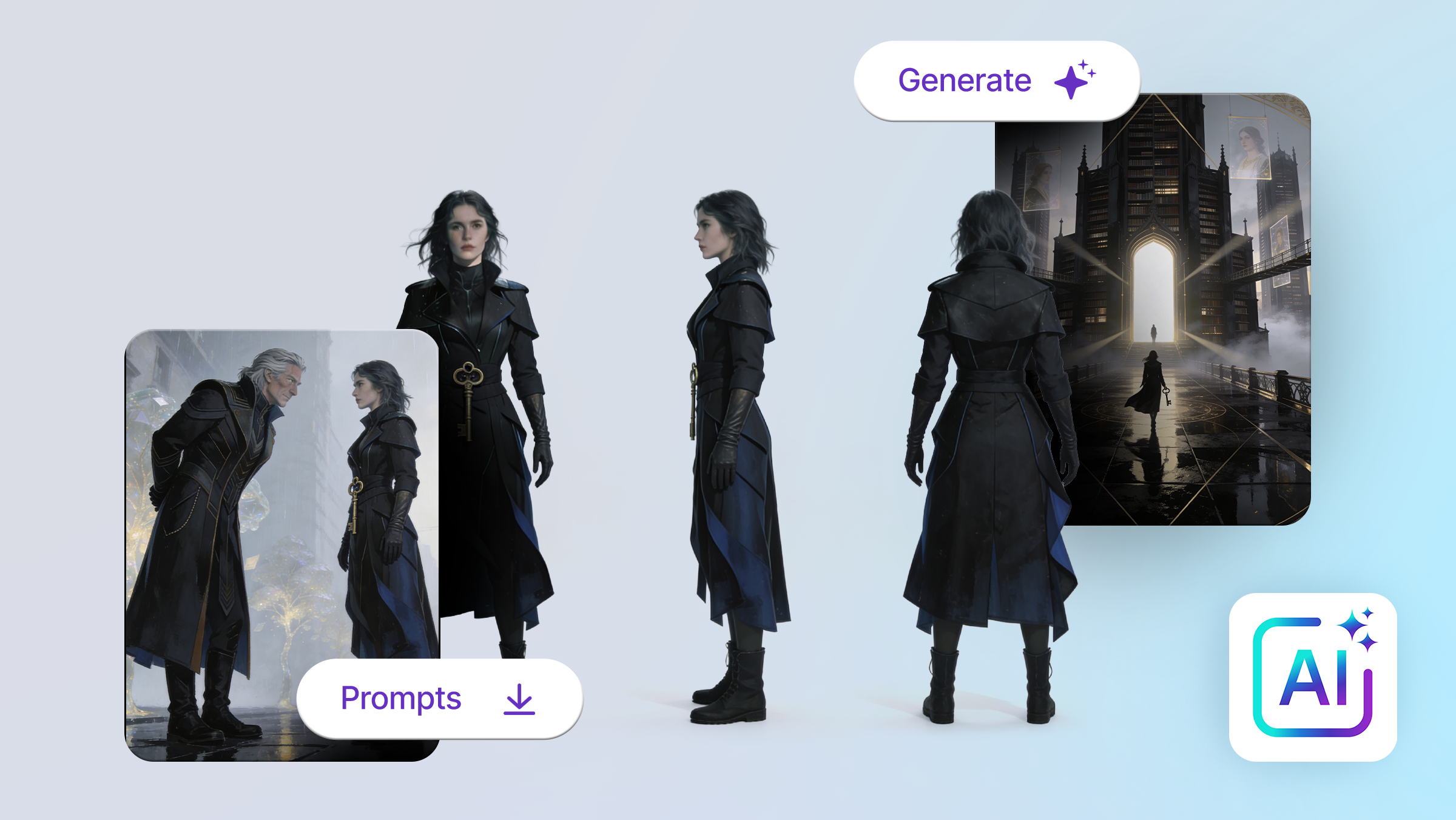 Visual Storytelling with AI: Create Consistent Illustrated Stories