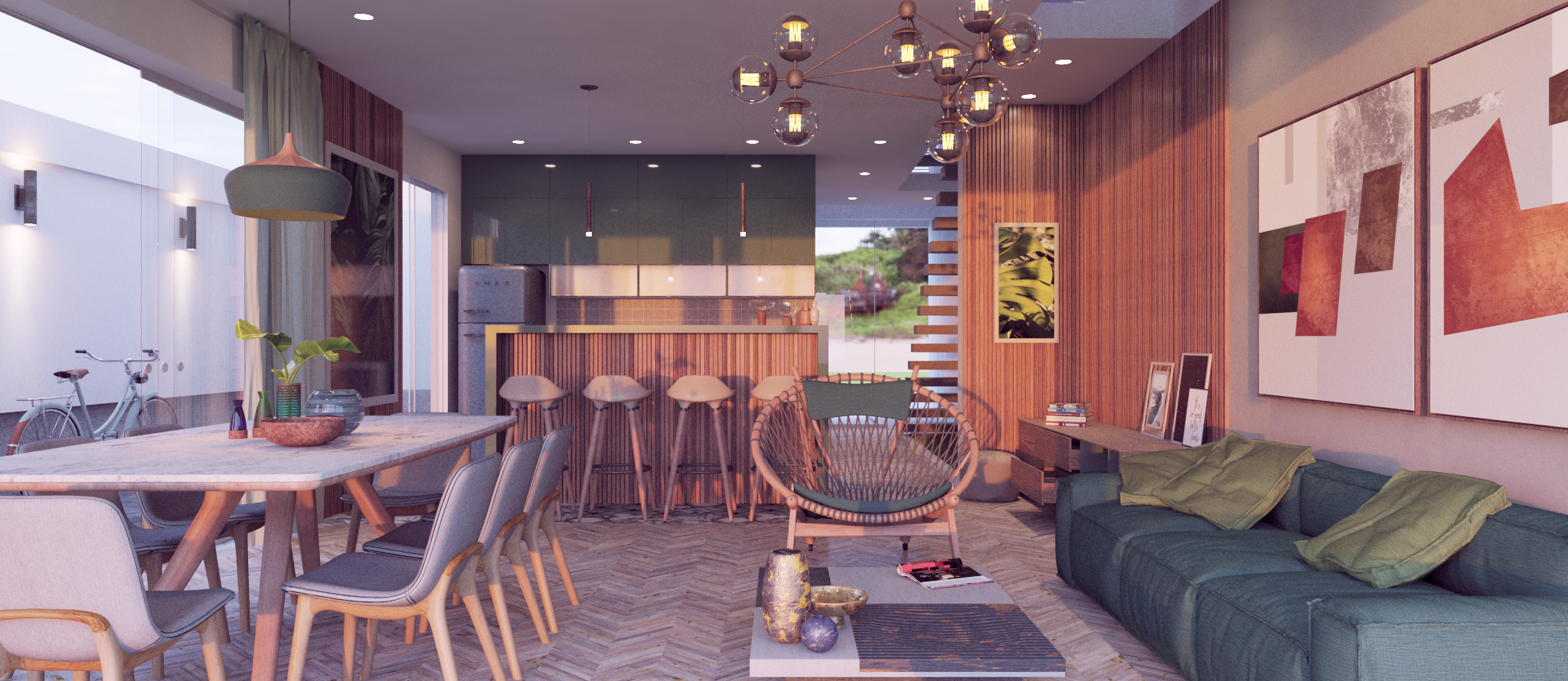 Mi proyecto del curso: Render de interiores con SketchUp y V-Ray Next ...