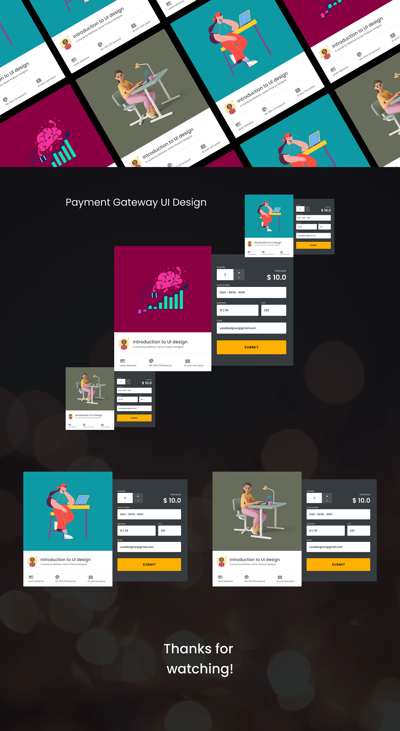 Payment Gateway UI Design | Domestika