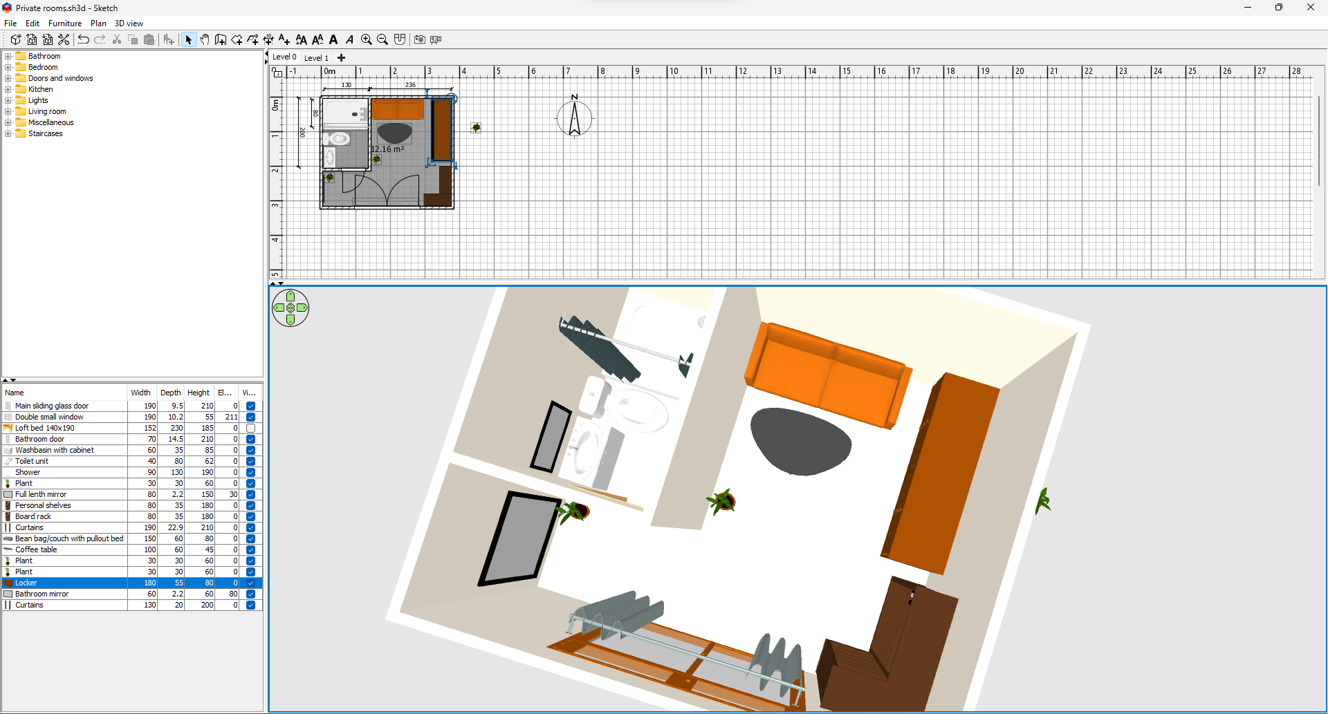 My project for course: Introduction to Interior Design | Domestika