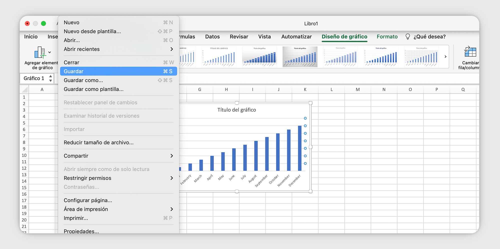 Cómo hacer gráficas en Excel paso a paso | Domestika