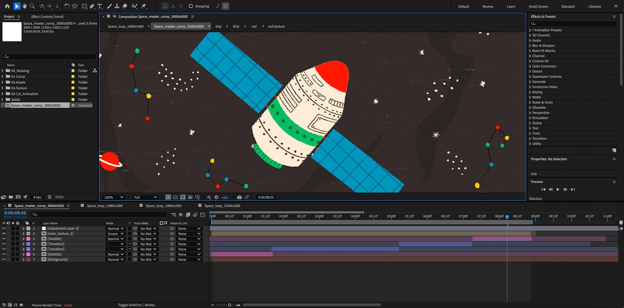 Space Animation | Domestika