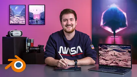 Fantastic 3D Illustration with Blender