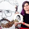 Creation of Embroidered Portraits. Craft & Illustration course by Bugambilo