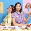 Técnicas de estampagem para crianças. Curso de Ilustração, e Craft por Pin Tam Pon