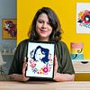 Retrato ilustrado con elementos botánicos. Un curso de Ilustración de Isadora Zeferino