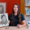 Retrato tipográfico dibujado a mano. Un curso de Ilustración de Sarah King