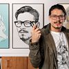 Gambar anatomi kepala manusia . Ilustrasi kursus oleh ZURSOIF Miguel Bustos Gómez