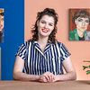 Retratos bordados com agulha mágica. Curso de Craft por Camille Labarre