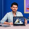 Creating 3D Compositions in Cinema 4D. 3D, and Animation course by Francisco Cortés