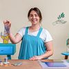 Preslenmiş Çiçekli Vitray: Tiffany Yöntemi . % Molly Jackson tarafından hazırlanan Craft kursu