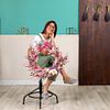 Création de couronnes avec des fleurs séchées. Un cours de Craft de Roberta Santilli