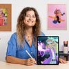 Procreate ile Kadın Çizgi Film Karakteri Tasarımı . % Isabella Agosti tarafından hazırlanan İllüstrasyon kursu