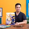 Tecniche di acquerello per copertine di libri a fumetti. Un corso di Illustrazione di Tony Moy