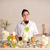 Design e decoração de mesa de sobremesas. Curso de Cozinha por Maria Araujo