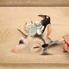 Guided Course: Watercolor on Wood. Illustration course by Katherine Dossman Casallas (k2man*)