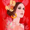 Cours guidé: portrait créatif avec transfert. Un cours de Illustration de Karen Savard Klassen