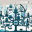 FantasTIC City. Design, and Traditional illustration project by Mᴧuco Sosᴧ - 05.30.2013