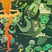 The Atomic Cream. Un projet de Direction artistique et Illustration traditionnelle de Óscar Lloréns - 12.02.2014