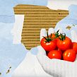 Alimentos españoles para la exportación.. Un projet de Direction artistique, Design graphique et Illustration traditionnelle de Gonzalo Cordero de Ciria - 13.10.2014