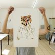 A tiger in Hamburg. Screen Printing, and Traditional illustration project by Barba - 03.31.2011