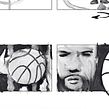 Storyboard Promo Euroliga Canal+. Eurofighters 2014/15. Un proyecto de Ilustración tradicional de Gonzalo Cordero de Ciria - 01.12.2014