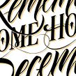 Calendario Ajúa 2015. Calligraph, and Graphic Design project by Victor Kams - 12.02.2014